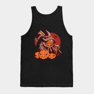 Halloween scarecrow Tank Top